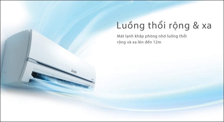 Luồng gió được thổi xa và rộng