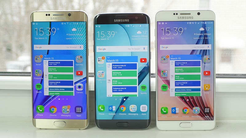 Samsung Galaxy S7 Edge, Galaxy Note 5 và Galaxy S6 Edge Plus Samsung Galaxy S7 Edge, Galaxy Note 5 và Galaxy S6 Edge Plus