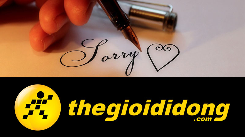 Thư xin lỗi khách hàng