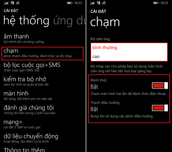 Hiệu chỉnh màn hình Hiệu chỉnh màn hình