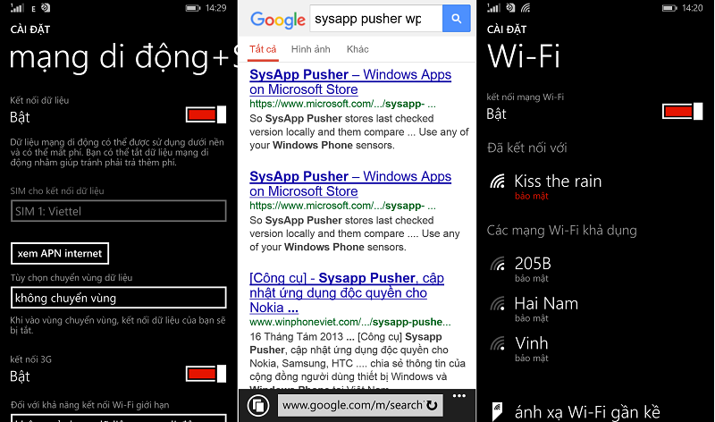 Kiểm tra kết nối mạng