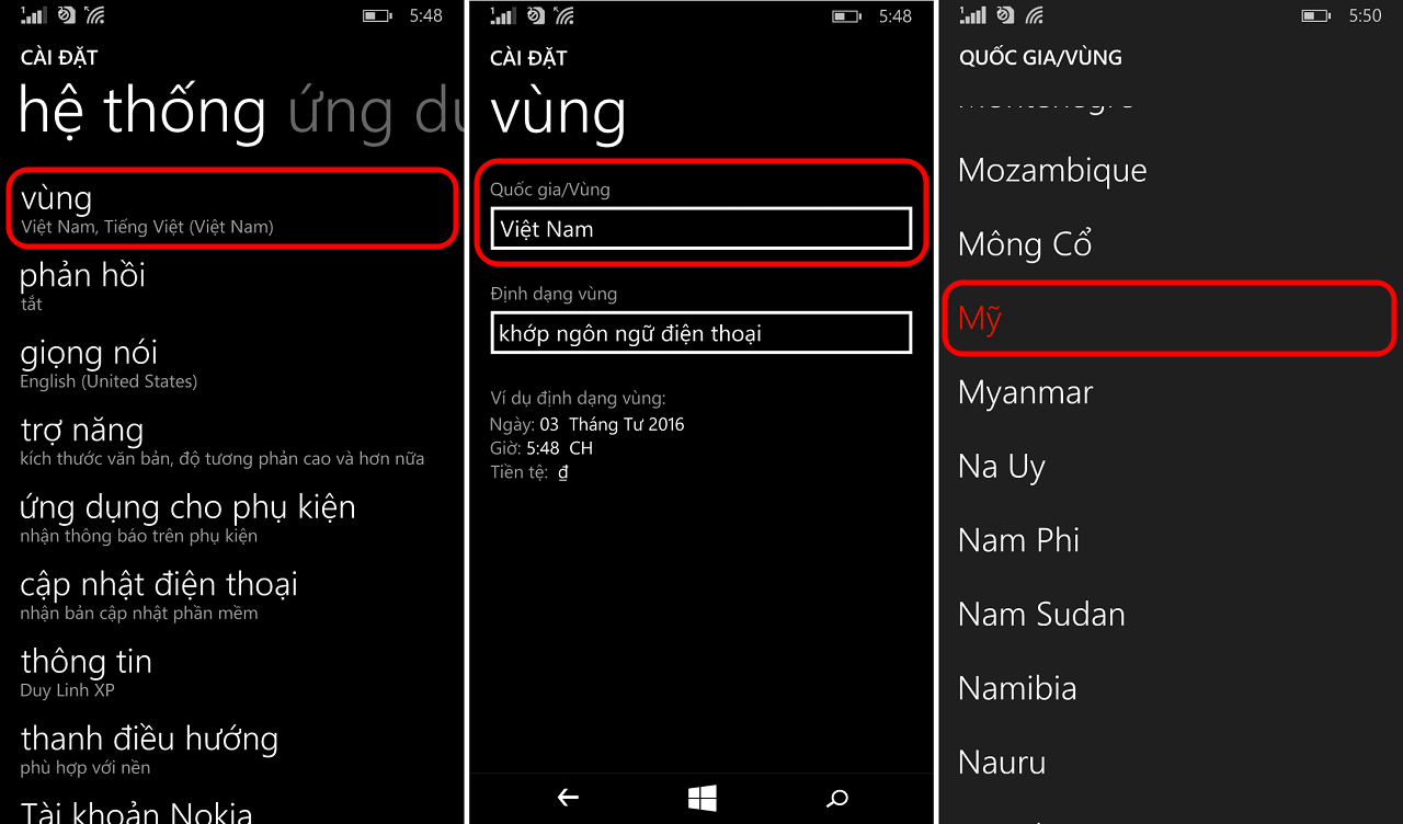 Để có thể có được các chức năng đầy đử nhất bạn vào cài đặt vùng, chuyển vùng (Mỹ hoặc Hoa Kỳ) Để có thể có được các chức năng đầy đử nhất bạn vào cài đặt vùng, chuyển vùng (Mỹ hoặc Hoa Kỳ)