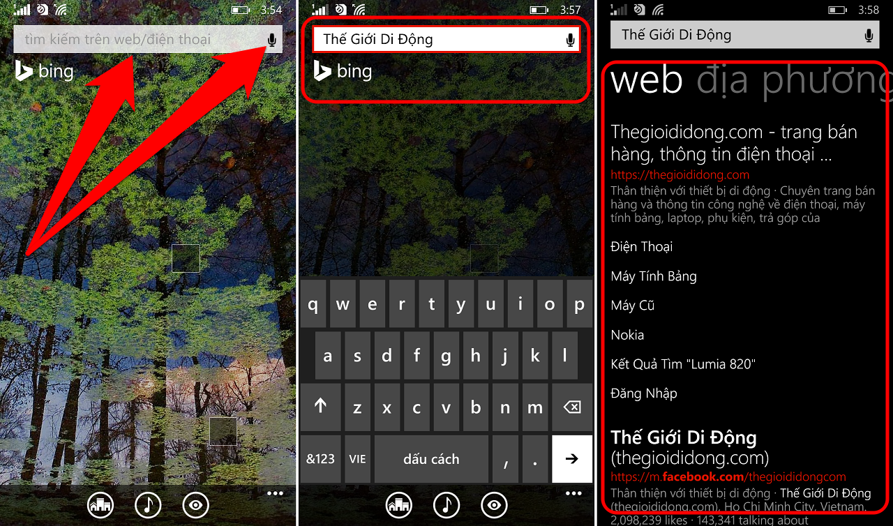 Gõ nhập liệu và tìm kiếm tất cả các nội dung Gõ nhập liệu và tìm kiếm tất cả các nội dung