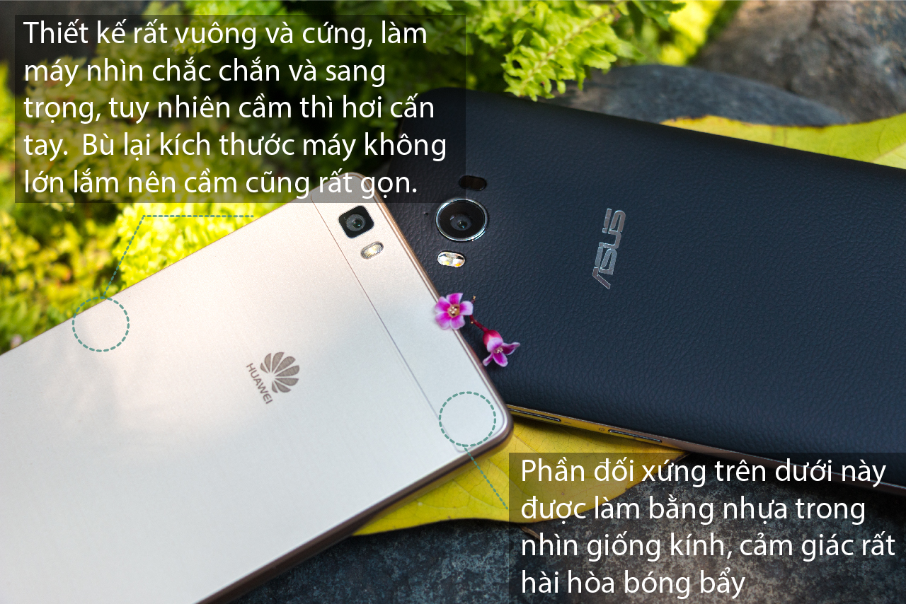 Mặt lưng Huawei P8 Lite và Asus Zenfone Max Mặt lưng Huawei P8 Lite và Asus Zenfone Max