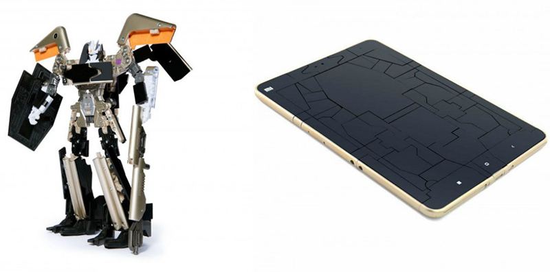 Transformer_1 Xiaomi tung máy tính bảng có thể biến thành người máy Transformer