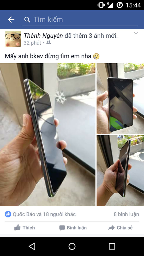 Thành Nguyễn trên tay BKAV Bphone 2 2016 Thegioididong