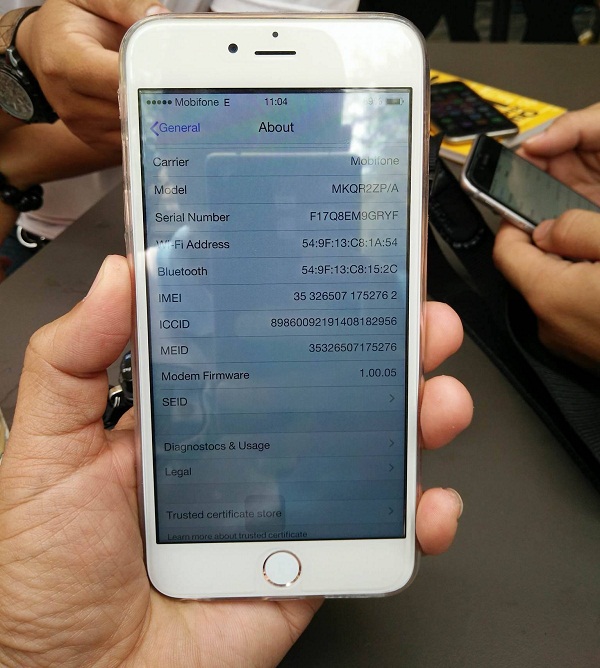 iPhone 6S Plus giả được chào bán tại TPHCM