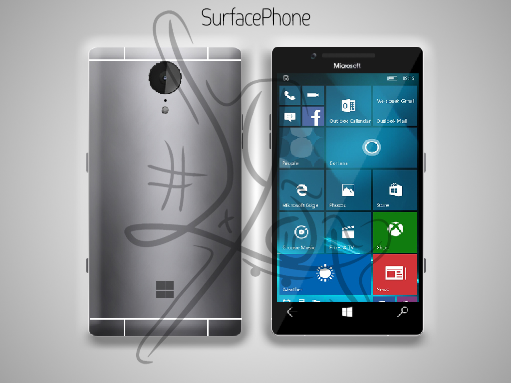 Bản thiết kế Surface Phone đến từ Deviantart