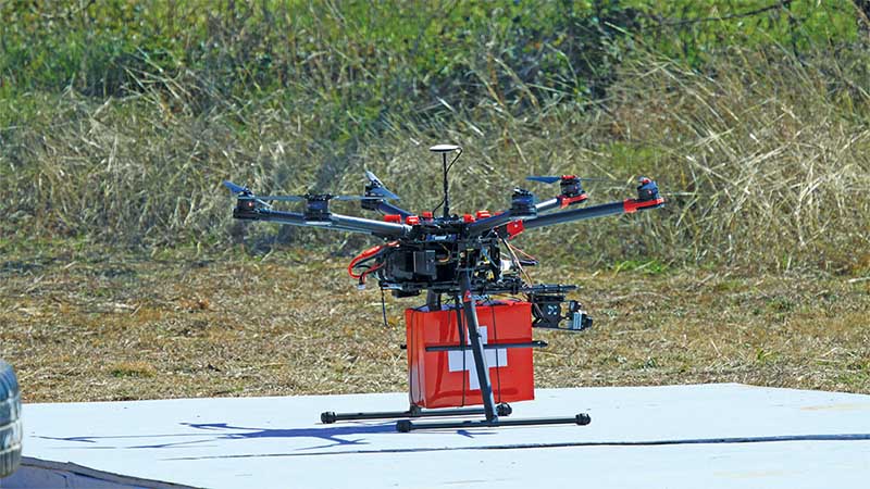 Google phát triển dịch vụ cứu hộ bằng máy bay không người lái