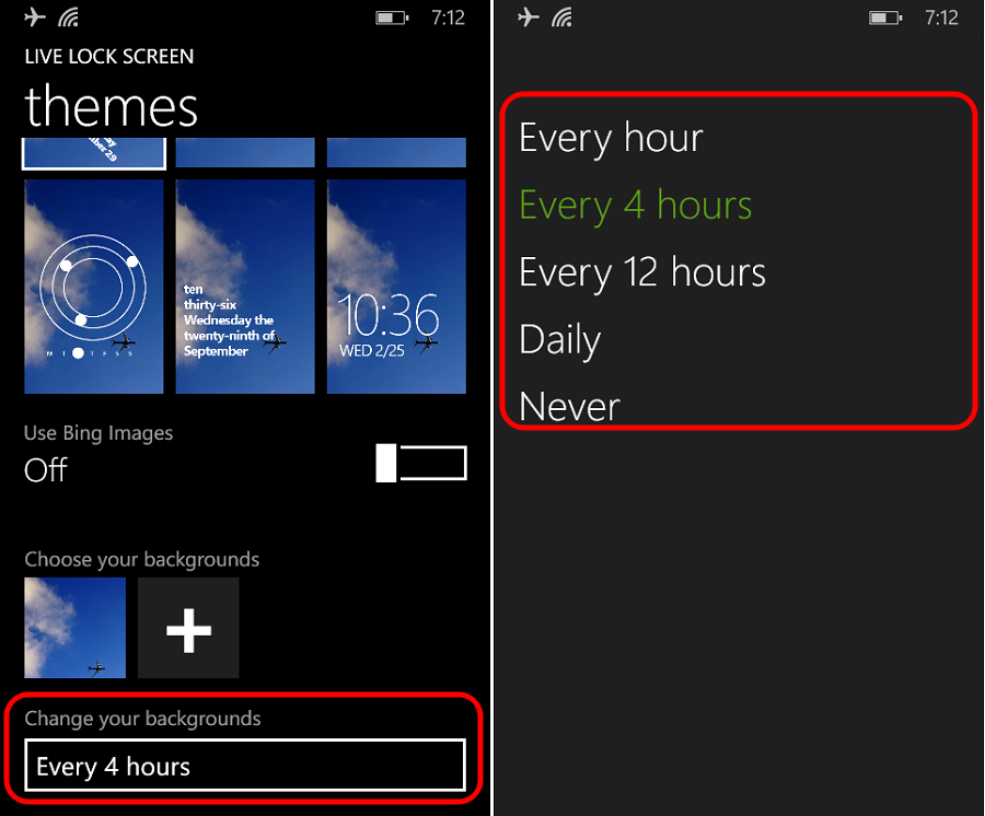 Change your backgrounds để bạn thiết lập thời gian tự động thay đổi ảnh nền Change your backgrounds để bạn thiết lập thời gian tự động thay đổi ảnh nền