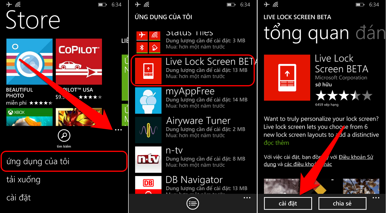 Đối với những bạn có tài khoản đã từng cài đặt và sự dụng Live Lock Screen BETA Đối với những bạn có tài khoản đã từng cài đặt và sự dụng Live Lock Screen BETA