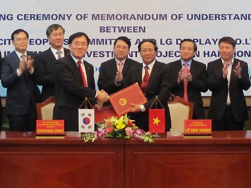 LG chi số tiền cực lớn để xây dựng nhà máy tại Hải Phòng