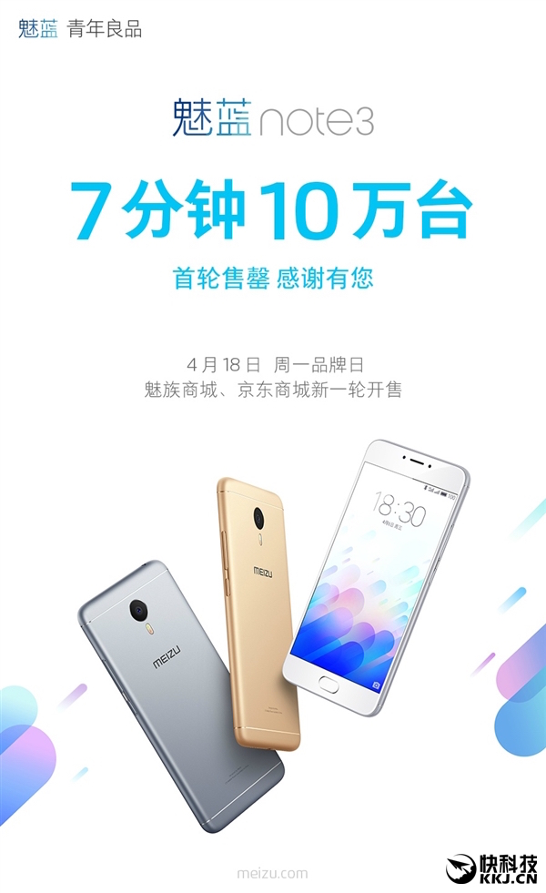 Doanh số ấn tượng của Meizu M3 Note