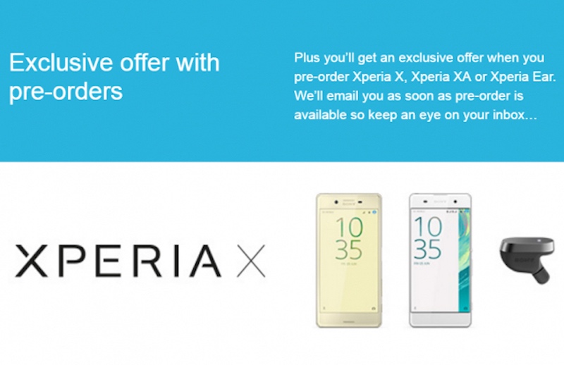 Người đặt mua Xperia X và XA sẽ nhận được ưu đãi đặc biệt Người đặt mua Xperia X và XA sẽ nhận được ưu đãi đặc biệt