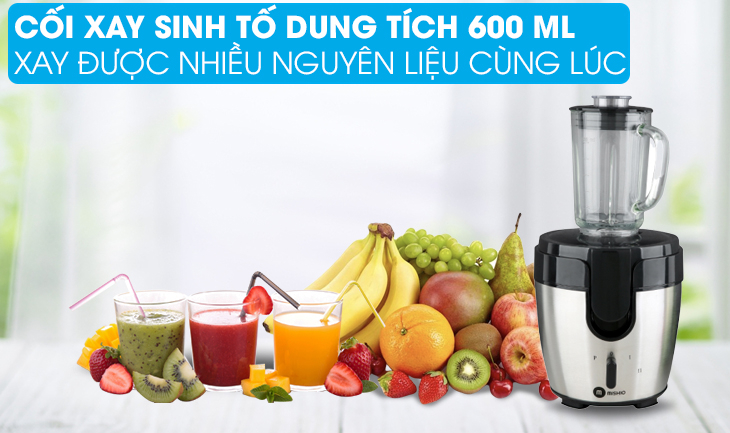 Có nên mua máy xay đa năng không? Tiêu chí chọn mua máy xay đa năng > Máy xay sinh tố đa năng có dung tích đa dạng