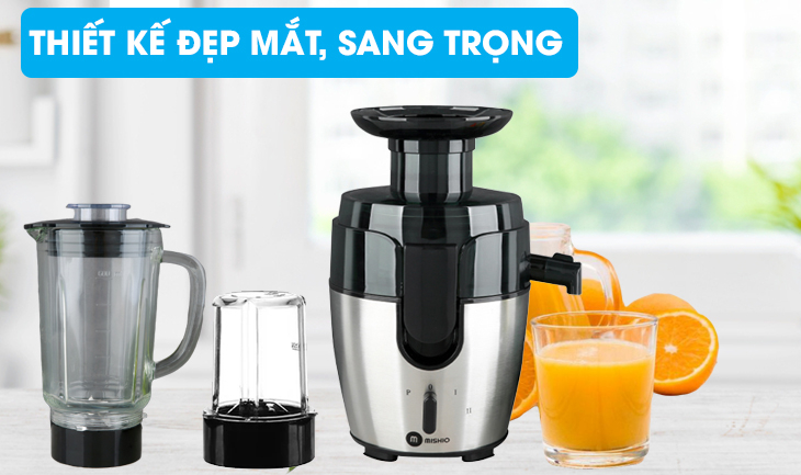 Có nên mua máy xay đa năng không? Tiêu chí chọn mua máy xay đa năng > Máy xay đa năng dùng chất liệu an toàn, thiết kế đẹp mắt