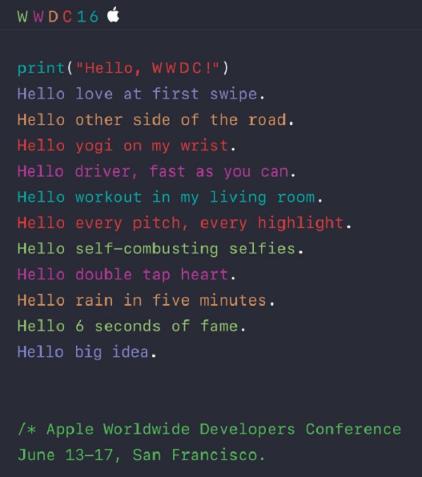 WWDC 2016 WWDC 2016