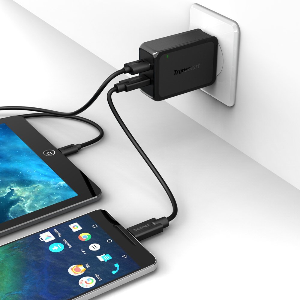Adapter Tronsmart 30W Dual USB Wall Charger