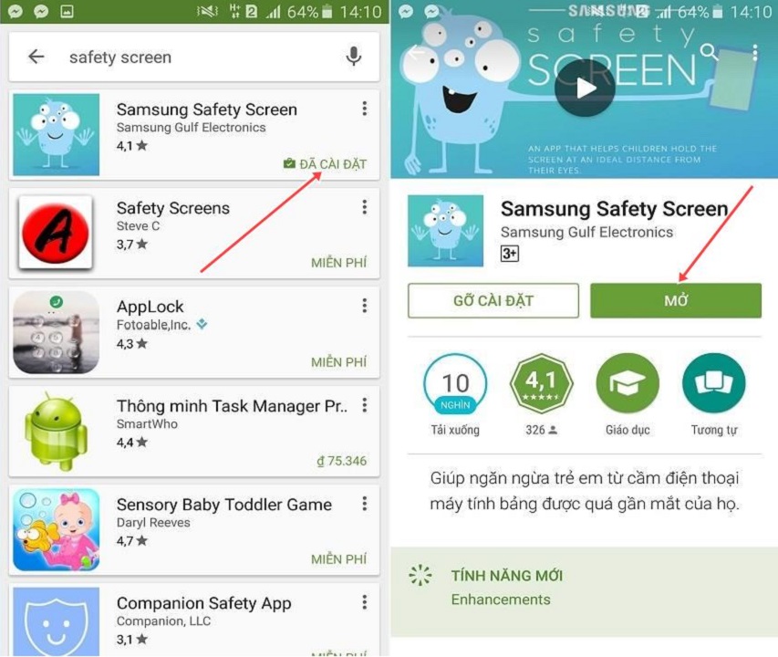 ứng dụng Safety Screen 4 ứng dụng Safety Screen 4