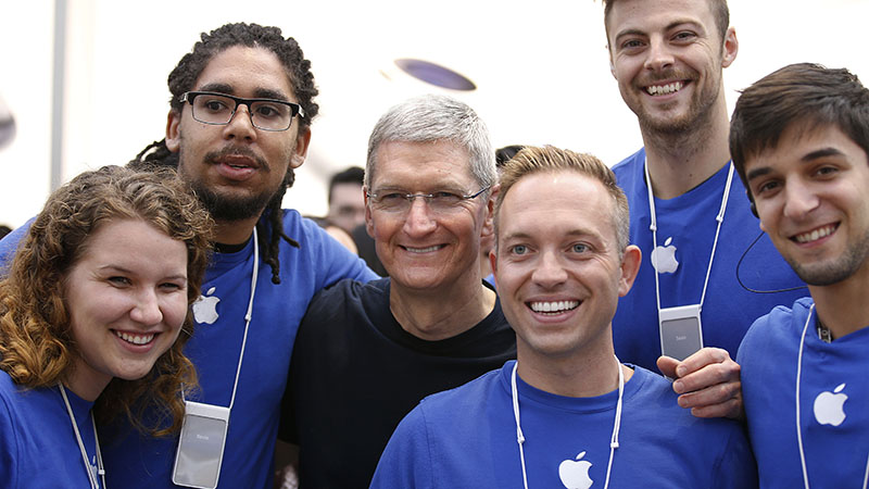 Nhân viên Apple có lương cao gấp đôi nhân viên Google