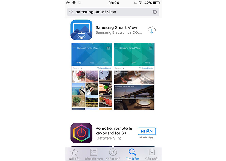 Tải ứng dụng Samsung Smart View về iPhone