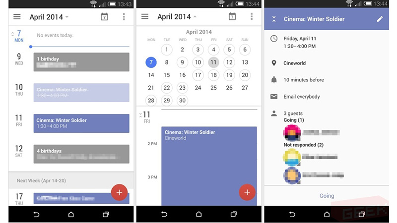 Google Calendar Google Calendar giúp bạn có được một cuộc họp dễ dàng hơn.