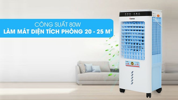 Trang bị thêm quạt điều hòa để tăng độ ẩm cho không khí