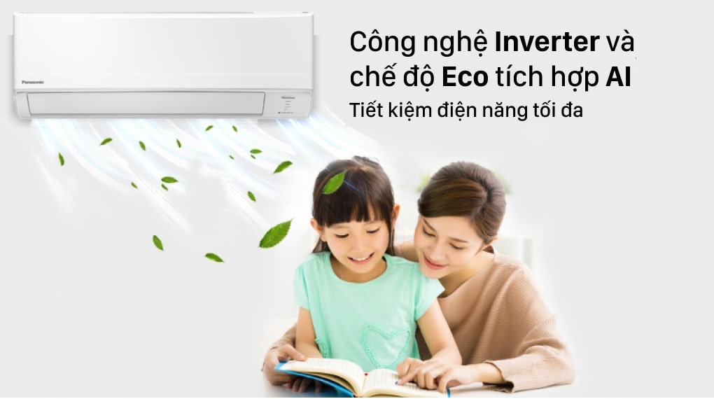 Tiết kiệm điện hiệu quả chế độ Eco tích hợp AI và công nghệ Inverter