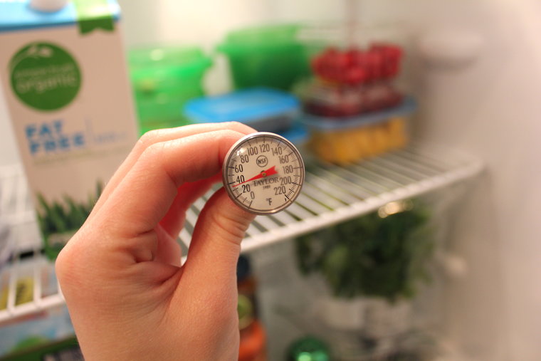 Use a thermometer to check accurately