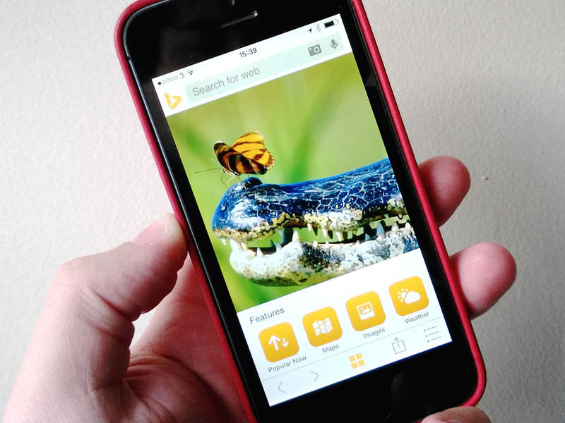 Bing on iOS 7