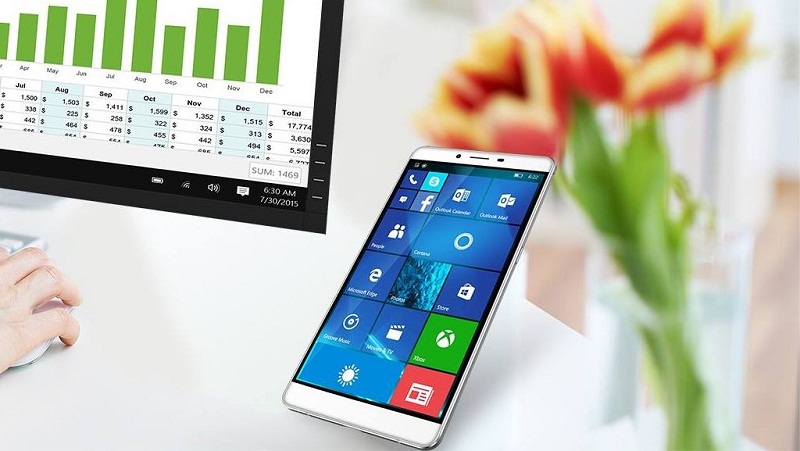Smartphone Windows Phone tầm trung, thiết kế đẹp trình diễn Continuum