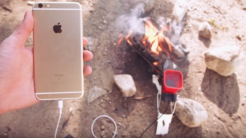 Chỉ cần có lửa, iPhone sẽ luôn đầy pin với bộ sạc này Chỉ cần có lửa, iPhone sẽ luôn đầy pin với bộ sạc này