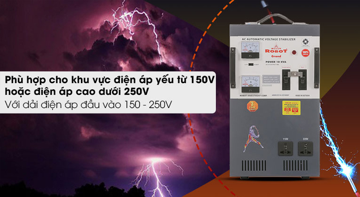 Trang bị thêm ổn áp để nguồn điện ổn định