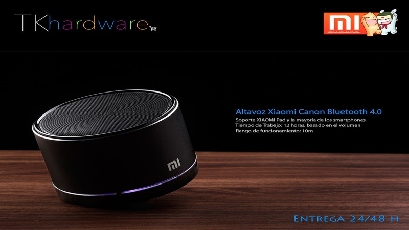 Loa Bluetooth Xiaomi Mi Canon ra mắt với giá 360 ngàn