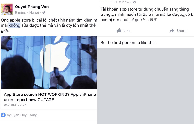 App Store trên iPhone xuất hiện lỗi lạ, tê liệt hệ thống tìm kiếm