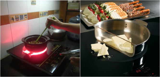 So sánh bếp điện quang và bếp từ