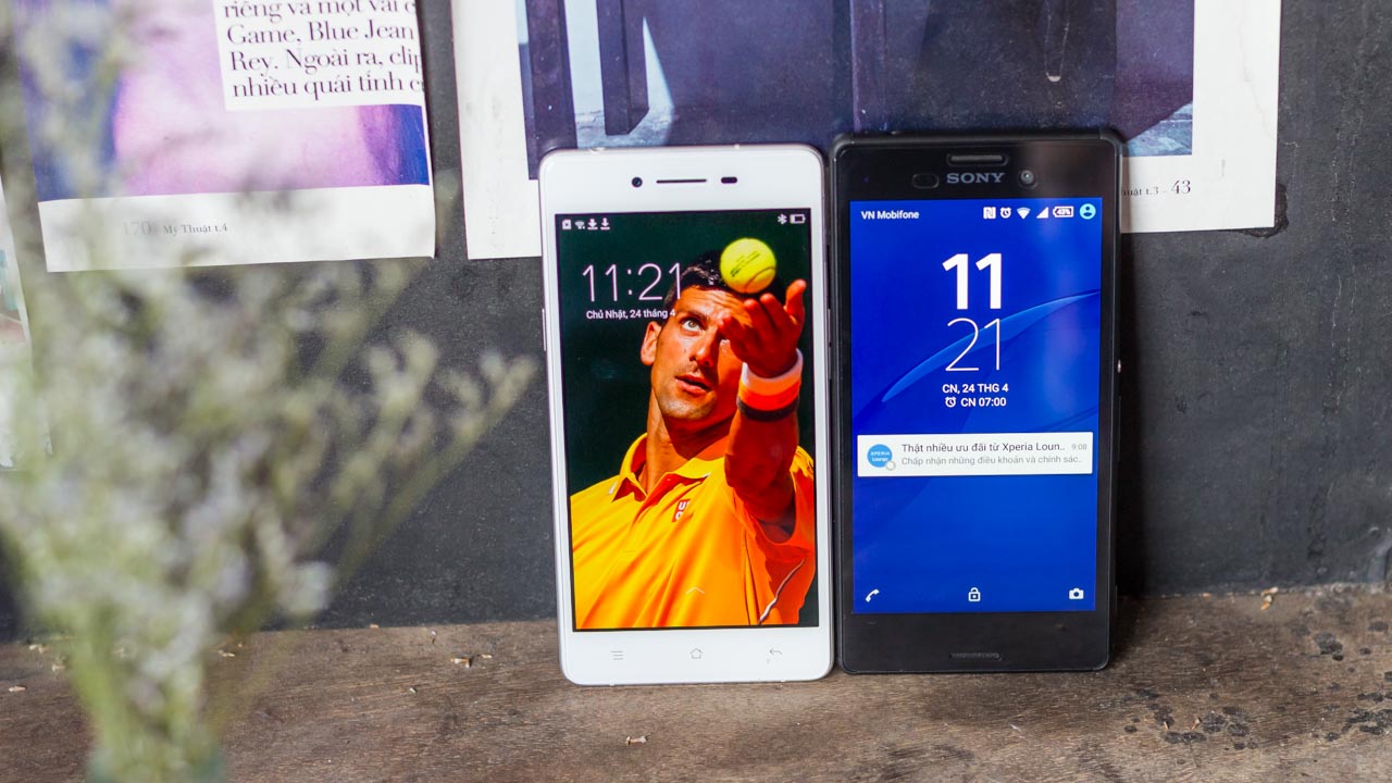 OPPO R7 Lite vs Xperia M4 Aqua OPPO R7 Lite vs Xperia M4 Aqua