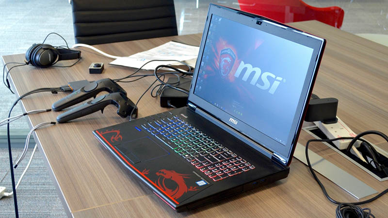 MSI sẽ sản xuất laptop đầu tiên dành riêng cho kính thực tế ảo Vive