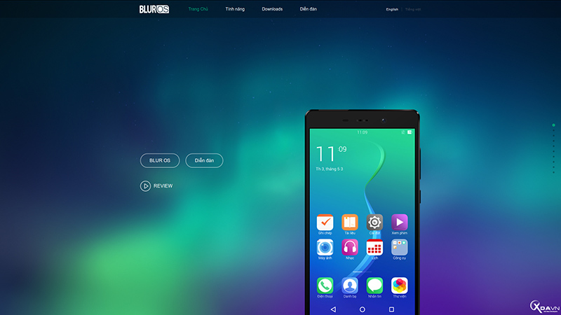 Không riêng gì xOS mà BlurOS cũng là do người Việt viết ra