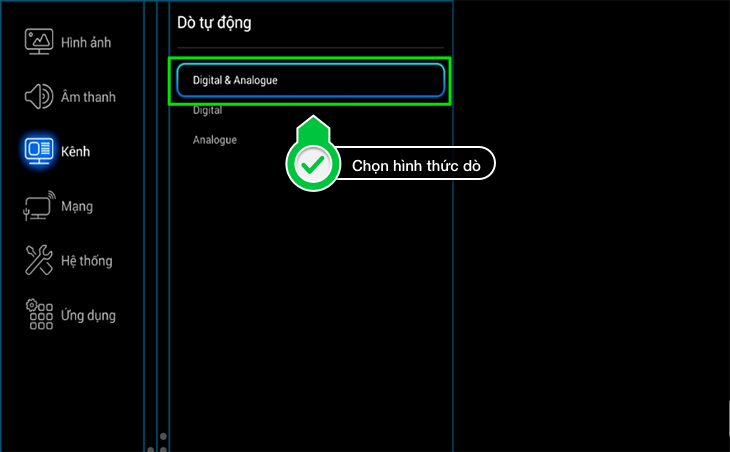 Chọn Digital & Analogue