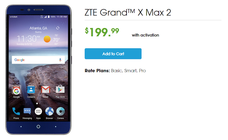 giá ZTE Grand X Max 2 giá ZTE Grand X Max 2