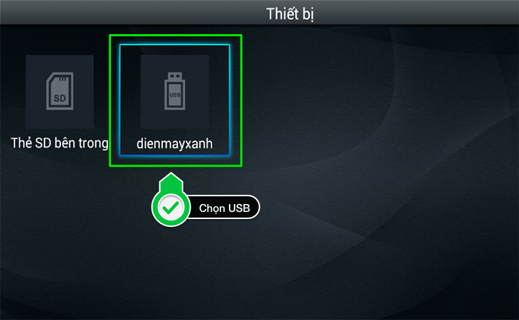 Chọn USB của bạn