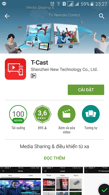 Tải ứng dụng T-Cast về điện thoại