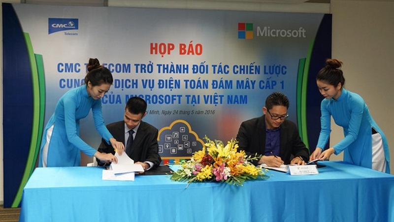 Microsoft chọn CMC Telecom là đối tác dịch vụ điện toán đám mây tại VN