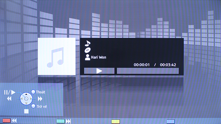 Phát nhạc trên tivi