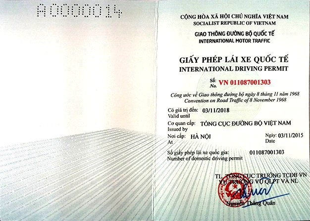 Giấy phép lái xe quốc tế