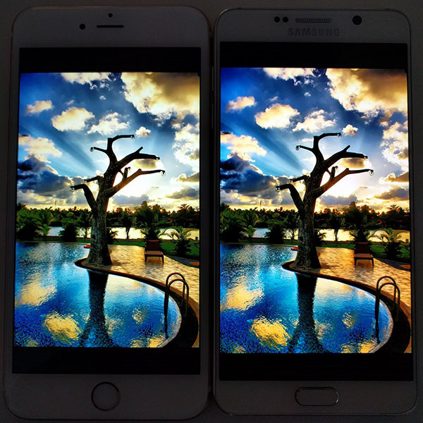 Màn hình Retina iPhone và màn hình AMOLED Samsung