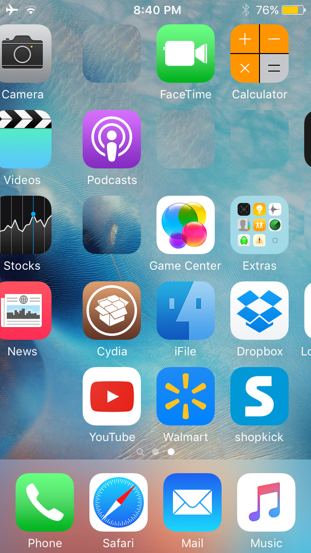 Tạo màn hình home, iPhone, Jailbreak: Muốn cá nhân hóa iPhone của bạn? Hãy xem ngay hình ảnh về tạo màn hình home với Jailbreak trên iPhone và trò chuyện với bạn bè về những khả năng mới mẻ của bạn!