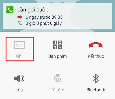 Ghi âm cuộc gọi