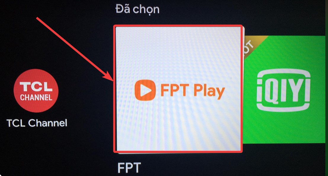 Mở FPT Play trên tivi